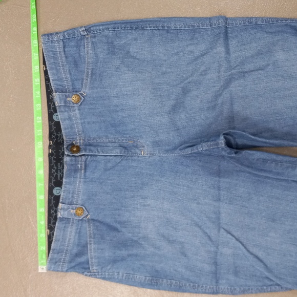 cj banks Comfort Waist Blue Jean Pedal Pushers - Picture 3 of 13
